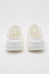 Womens Classic Crush Clog White